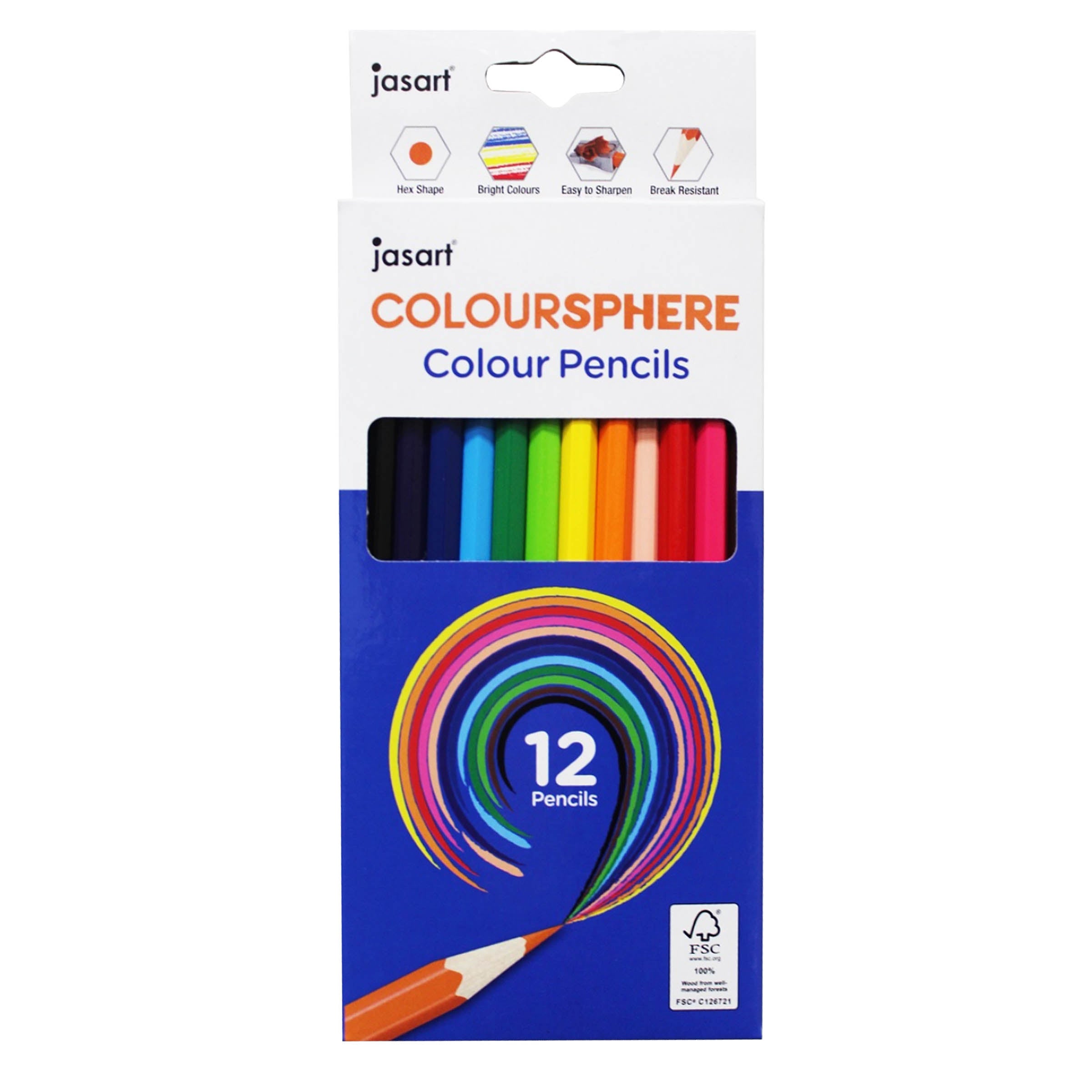 Jasart Coloursphere Coloured Pencil Set – Blueberry Co