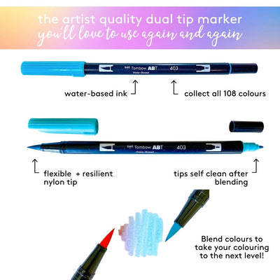 Tombow Dual Tip Brush Pens - Celebration