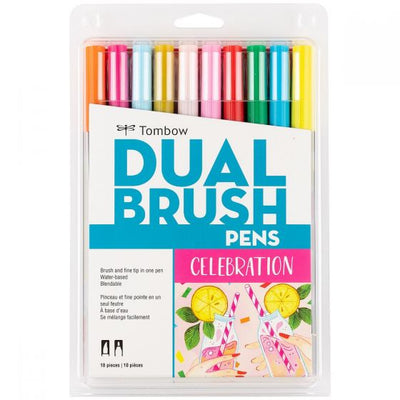 Tombow Dual Tip Brush Pens - Celebration